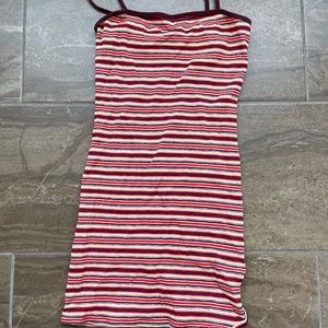 Topshop Striped Mini Dress